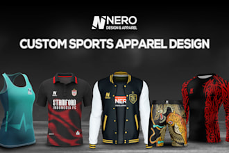 create amazing sports apparel design