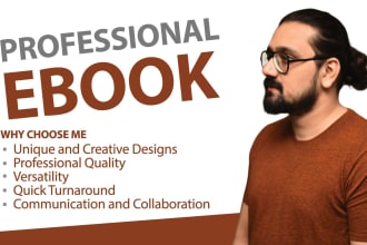 design ebooks, leaflets, brochures, workbooks designs