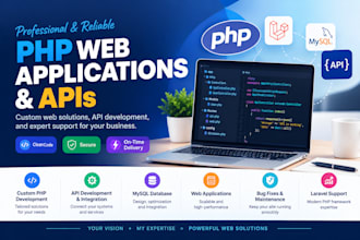 do fullstack PHP web application and apis