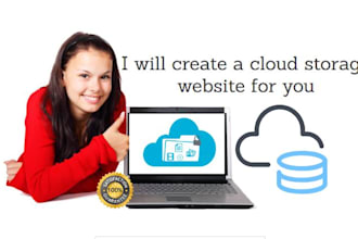 build cloud storage website like dropbox and drive