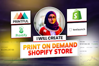 create print on demand shopify store,pod dropshipping store