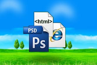 psd to xhtml css in few hrs with compatibility in all web browser