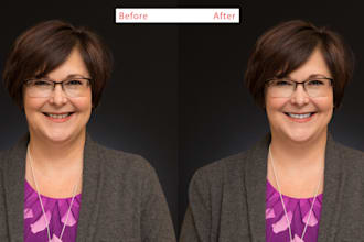 do professional portrait or business  headshot retouch