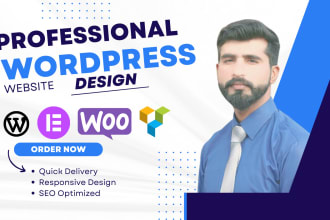 develop wordpress website blog design on bluehost godaddy siteground hostinger