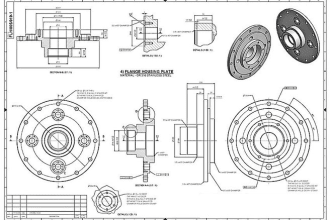 do fabrication cad drawings for mechanical parts
