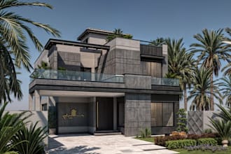 design your 3d interior, 3d exterior renders and 3d