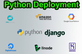 deploy python application to aws, heroku, digital ocean, gcp