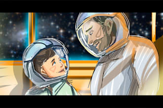 draw 6 filmframe pro storyboards sketch