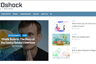 publish your article or press release on crypto website