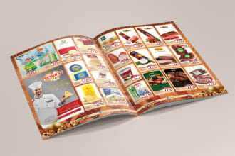 design a custom business flyer for supermarket or your grocery