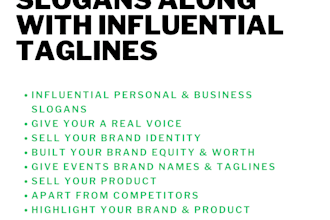create catchy slogans or taglines for your business