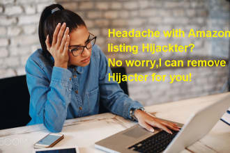 remove hijacker for your listing fba or fbm