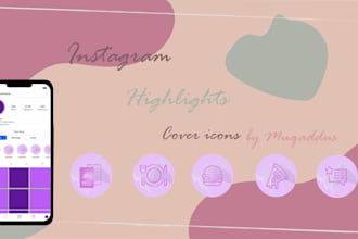 design instagram story highlights cover icon fast