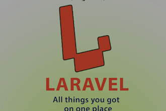 create web application in PHP laravel