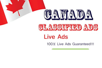 post your ads on classified canadian sites