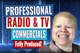 create your radio or television commercial