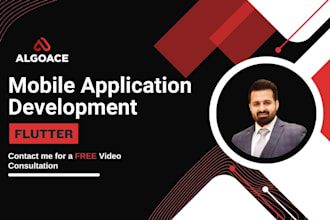 do mobile app development for ios app and android app using flutter