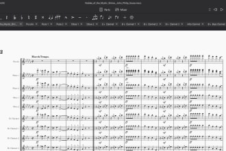 copy your sheet music into musescore