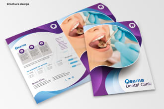 design a professional flyer or brochure for your business