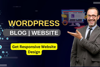design a responsive wordpress blog or website for your business