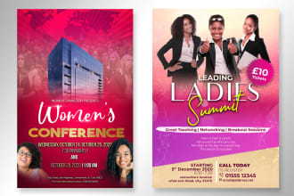 design leadership conference flyer for events