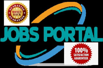 create job portal or site for you