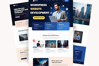 develop,design wordpress website for business,real estate,company,portfolio