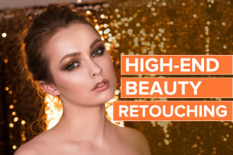 do high end photo, skin retouching