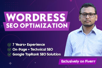 do wordpress on page SEO for google