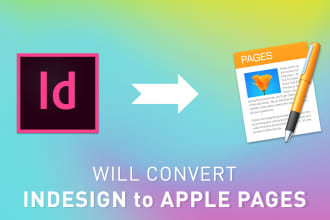 convert indesign to pages