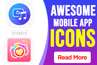 design awesome app icon for android and apple