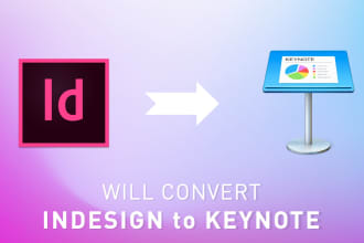 convert indesign to keynote