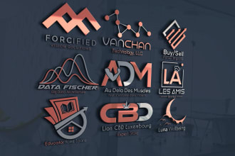 create custom, modern company logo design for your business