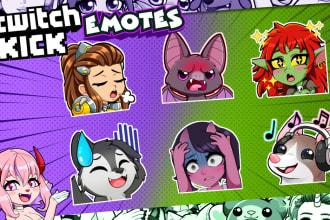 create the best personalized twitch and kick emotes for you