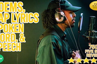 write powerful poems, rap, spoken word, and song lyrics