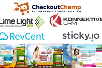 integrate checkout champ funnel with shopify, woocommerce