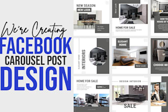 design facebook carousel post