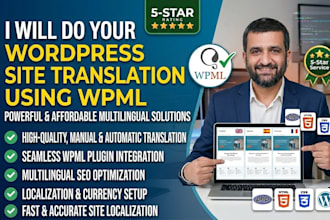 do your wordpress website translation using wpml