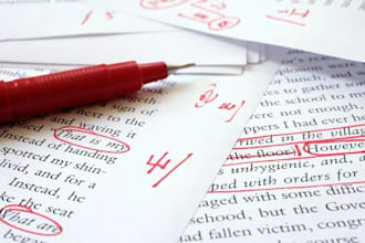 proofread all romance, fantasy, and young adult fiction