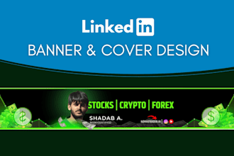 design a premium linkedin banner in 24 hrs