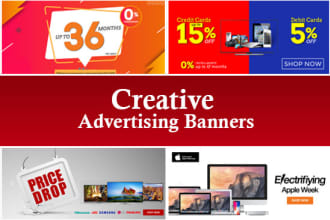 design web and discount banners for you