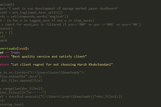 automate tasks using python including web scraping and all data operations