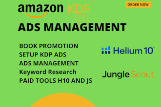 setup amazon KDP ads setup and management