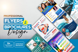 design professional business flyers, brochures