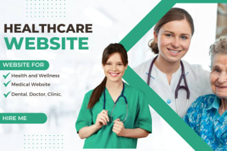 design medical and healthcare or wellness website