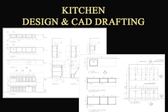 drafting your kitchen cabinets plan by autocad