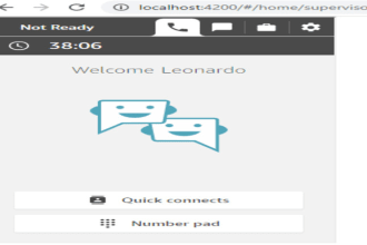 embed contact center solution in your website