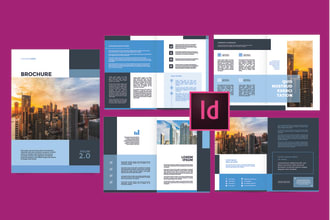 do adobe indesign projects,comapny profile,flyer, business proposal