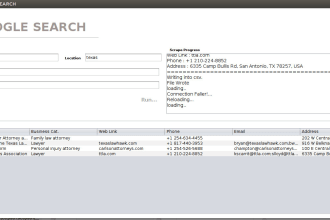 create desktop application for web scraping or data scraping