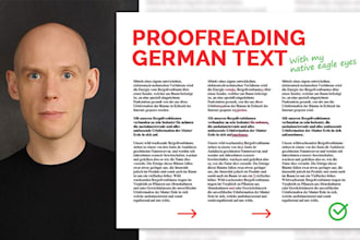 proofread your german text
